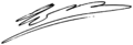 Firma de José Ibáñez Martín
