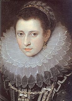 Archivo:Frans Pourbus III, portrait of unknown Italian lady misattributed as Queen Anne Boleyn 2