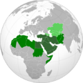 Greater Middle East (orthographic projection)