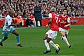 Luis Boa Morte, Samir Nasri and Alex Song