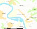 Map commune FR insee code 33241