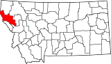 Map of Montana highlighting Sanders County.svg