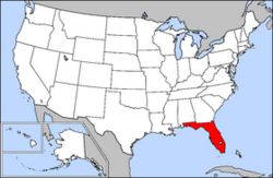 Archivo:Map of USA highlighting Florida