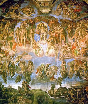 Archivo:Michelangelo - Fresco of the Last Judgement