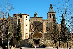 Monestir de Sant Cugat - Vista general.JPG