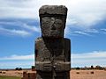 Monolito Ponce en Tiwanaku - Bolivia
