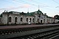 Mramorové nádraží ve Sljudjance 166 km na Krugobajkalce a 5311 km od Moskvy po Transsibiřské magistrále