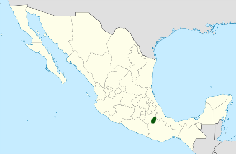 Neobuxbaumia macrocephala range map