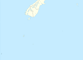Isla Auckland ubicada en Islas subantárticas de Nueva Zelanda