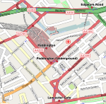 Paddington station location map.svg