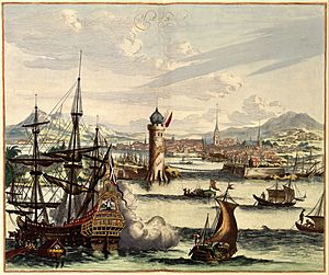 Archivo:Panorama of La Habana (Amsterdam, 17th century)