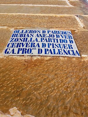 Archivo:Placa de entrada al pueblo