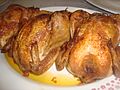 Pollos al horno