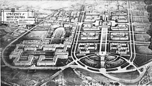 Archivo:Sharp and Thompson proposed plan for the UBC Point Grey campus