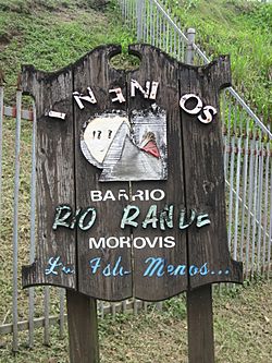 Sign in Barrio Río Grande on PR-155 in Morovis, Puerto Rico.jpg