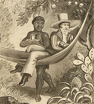 Archivo:Spanish Planter of Puerto Rico with House Slave, ca. 1808 (cropped)