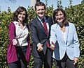 Susana Perez Quislant con Casado y Ayuso