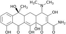 Tetracycline structure.svg