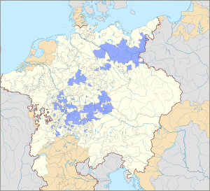 Archivo:The Protestant Union within the Holy Roman Empire (c. 1610)