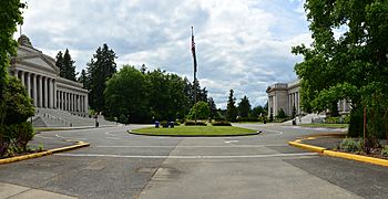 Washington State Capitol Legislative Building and Temple of Justice pano 01