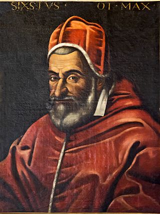 (Albi) Cathédrale Sainte-Cécile - Trèsor - Portrait du pape Sixte V - PalissyIM81001477.jpg