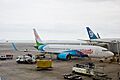 Another view of Air Vanuatu's 737-800 YJ-AV1, Auckland, April 2008
