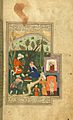 Bahram Gur in the red pavilion W.623