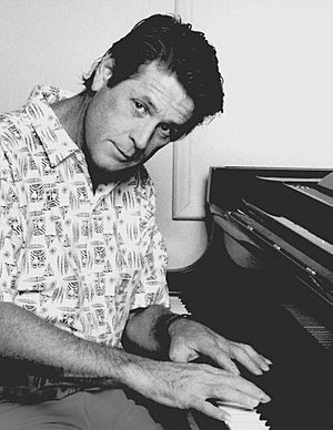 Brian Wilson of the Beach Boys in West Los Angeles 1990 photographed by Ithaka Darin Pappas.jpg