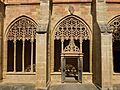 Claustro del monasterio de Santa María la Real de Nájera, La Rioja, España