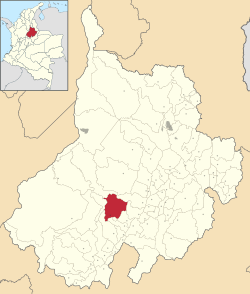 Santa Helena del Opón ubicada en Santander (Colombia)