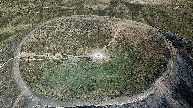 Crater Liandanlu of Chahaer