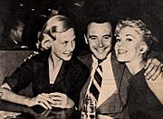 Archivo:Cynthia Lemmon, Jack Lemmon and Kim Novak, 1955