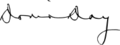Doris Day signature
