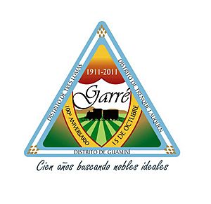 Archivo:El escudo del centenario de Garré