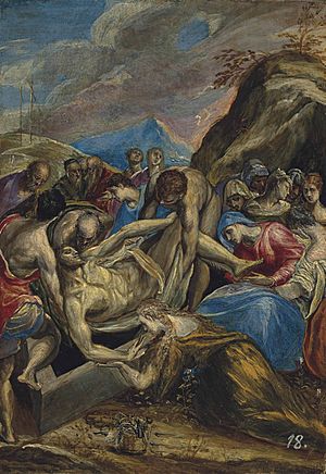 Archivo:Entombment of Christ by El Greco (Christie's)