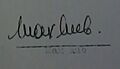 Firma de Max Aub