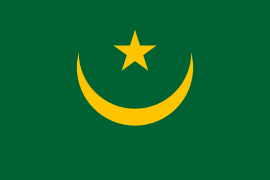 Flag of Mauritania (1959–2017)