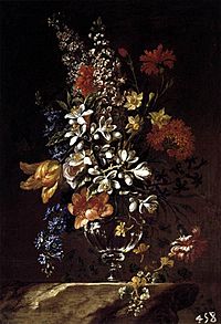 Archivo:Francisco Pérez Sierra - Vase of Flowers - WGA17188