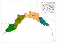 Provincias de Liguria.
