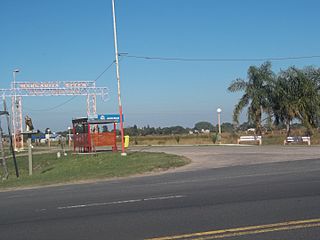 Main entry to Margarita Belén, Chaco.JPG