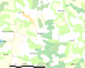 Map commune FR insee code 33048