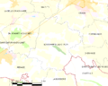 Map commune FR insee code 53035