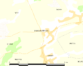 Map commune FR insee code 62740