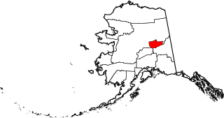 Map of Alaska highlighting Fairbanks North Star Borough.svg