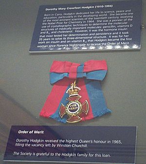 Archivo:Order of Merit Dorothy Hodgkin