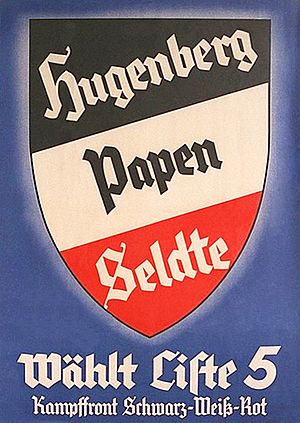 Archivo:Plakat Hugenberg Papen Seldte 1933