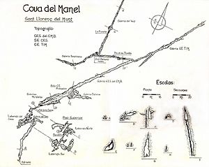 Archivo:Plano topográfico de la Cova del Manel