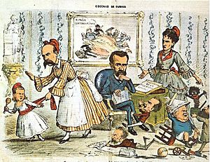 Archivo:Revista La Flaca 1873. Escenas de Familia. Salmerón y Castelar