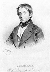 Archivo:Simon Stampfer 1842 by Kriehuber
