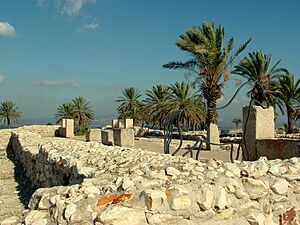 Archivo:Tell Megiddo Preservation 2009 037